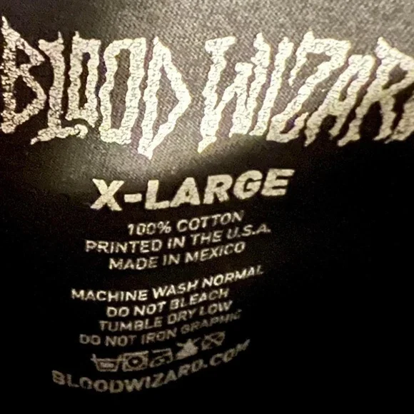 Blood Wizard Skateboarding T-shirt - Picture 2 of 3